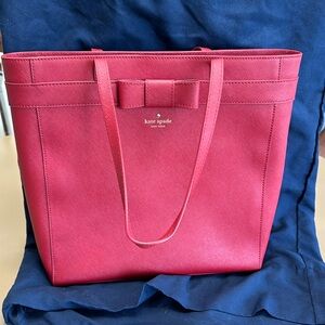 Kate Spade Britain in red